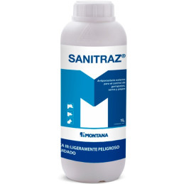  Sanitraz 1L, Amitraz, Antiparasitario Externo, Contro Garrapatas, Sarna, Piojos, Montana 104.237288 Sanitraz 1L, Amitraz, Antip