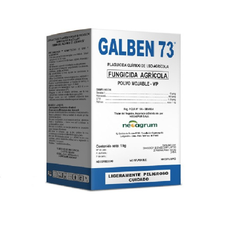  Galben 1Kg, Benalaxil+Mancozeb, Fungicida de actividad sistemica accion preventiva y curativa, Neoagrum 57.627119 Galben 1Kg, B