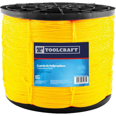  Cuerda 3/8" - 10mm Driza Polipropileno Virgen 25kg ToolCraft TC1157 473.728814 Cuerda 3/8" - 10mm Driza Polipropileno Virgen 25