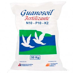 Guanosoil 10-10-2 50Kg, Fertilizante Compuesto Solido en Polvo, FSA