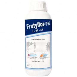 Frutyflor PK 1L, Fosforo+Potasio, Fertilizante Foliar, FSA