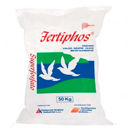 Fertiphos 50Kg, Fosfato Monocalcico, Fertilizante Solido Granulado, FSA