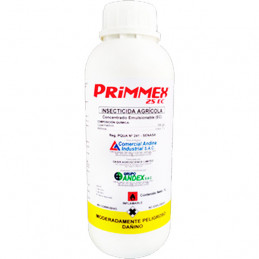 Primmex 1L, Cipermetrina, Insecticida Accion contacto ingestion, CAISAC