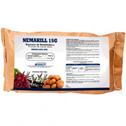 Nemakill 15G 5Kg, Quinoleina Extractos vegetales, Nematicida granulado accion contacto inhalacion, CAISAC