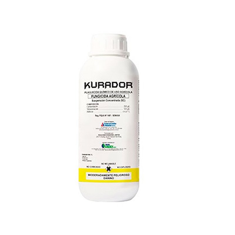 Kurador 500ml, Carbendazim+Tebuconazole, Fungicida sistemico preventivo curativo, CAISAC 44.067797 Kurador 500ml, Carbendazim+T Kurador 500ml, Carbendazim+Tebuconazole, Fungicida sistemico preventivo curativo, CAISAC 44.067797 Kurador 500ml, Carbendazim+T