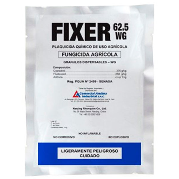 Fixer 1Kg, Fludioxonil+Cyprodinil, Fungicida Sistemico contacto, CAISAC