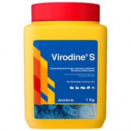 Virodine S 1Kg, Desinfectante sinergico Microbicida Amplio Espectro, Agrovet