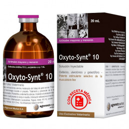 Oxyto-Synt 10 20ml Frasco Cajax36, Oxitocico Uterotonico Galactoforo Inyectable, Agrovet