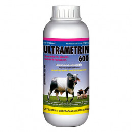 Ultrametrin 600 250ml, Ectoparasiticida Uso Externo, Agrovet