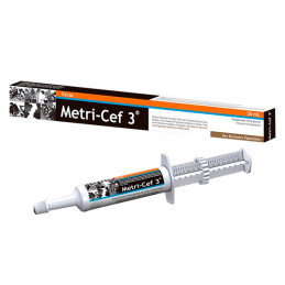 Metri-Cef 3 30ml, Cefalexina+Neomicina+Cloxacilina Antibiotico Intrauterino, Agrovet