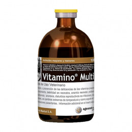 Vitamino Multi 100ml, Complejo Multivitaminico Integral Inyectable, Agrovet