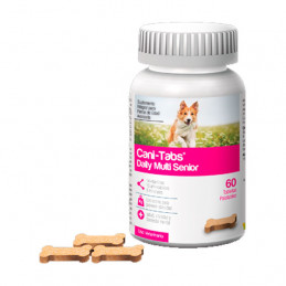 Cani-Tabs Daily Multi Senior 60Tabletas Palatables Suplemento Vitaminico Geriatricos, Agrovet