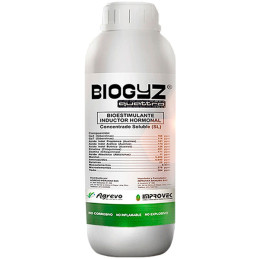 Biogyz Quattro 1/4L, Tetrahormonal Organico, Giberelinas, Auxinas, Citoquininas y Abscisinas, Agrevo