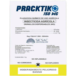 Pracktiko 1Kg, Lufenuron+Emamectin Benzoato Insecticida WG Insecticida Insection Contacto, SICompany